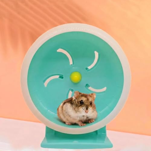 7 Inch Silent Hamster Exercise Wheel with Stand