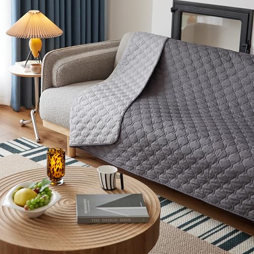 Waterproof Blanket (30x70 Inch (Pack of 1) / Dark Grey/Light Grey)
