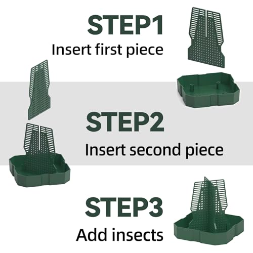 Chameleon Feeder Bearded Dragon Feeder for Mounted Insect(Large) (Large)