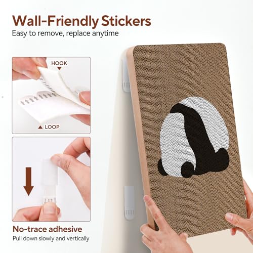 Cardboard Cat Wall Scratcher