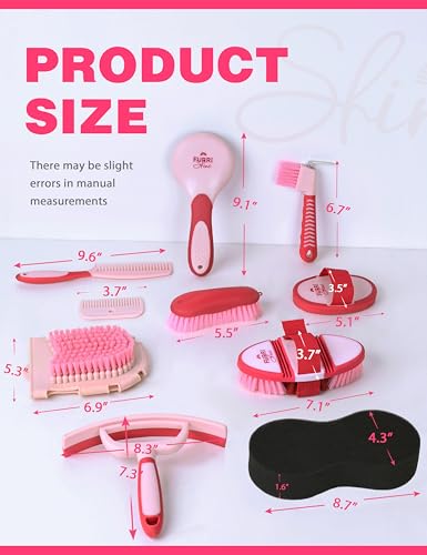 Horse Grooming Kit (Pink Garnet)