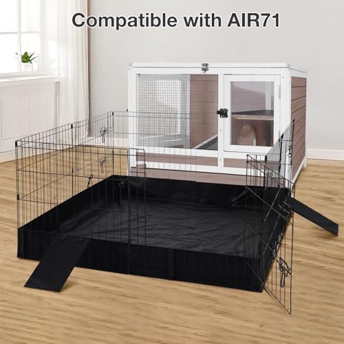 Guinea Pig Cage with Wooden Stand (Brown)