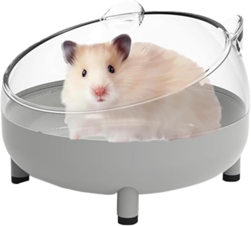 Hamster Sand Bath Container (bathtub-grey)