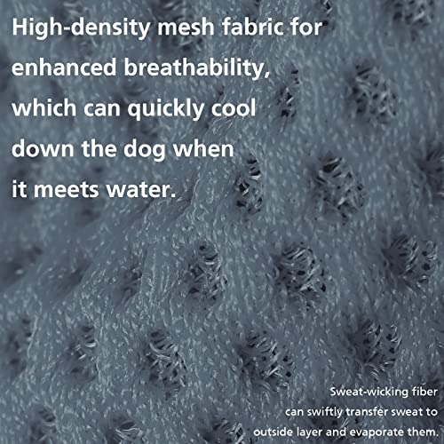 2 Pack Cooling Shirts for Dogs (XL(chest:15.5-18.5") / Black&Orange)