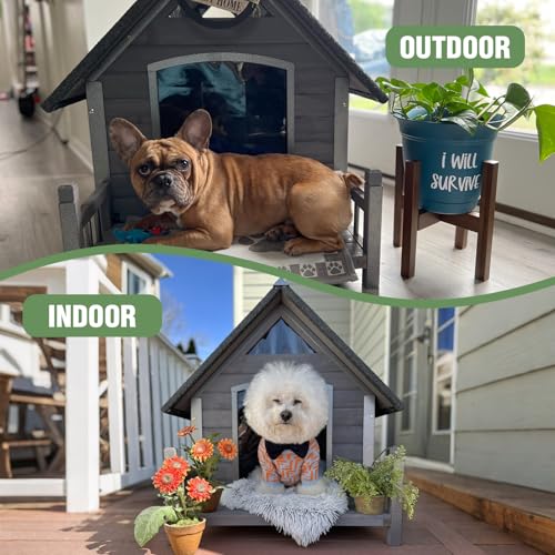 Heated Dog House Outdoor Insulated Weatherproof Dog Kennel with Heater (Heated Dog House)