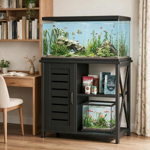 20 29 Gallon Fish Tank Stand (Black / 20-29 Gallon)