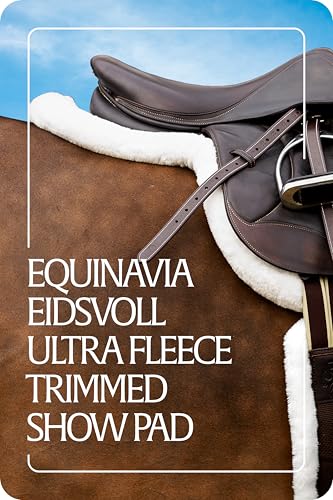 Eidsvoll White English Saddle Pad (White / Small)