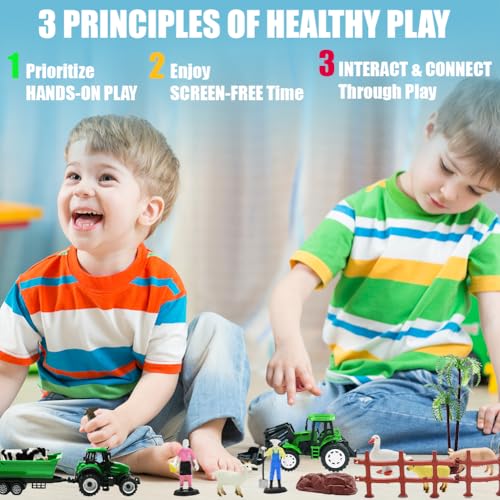 Farm Animals Figures Playset