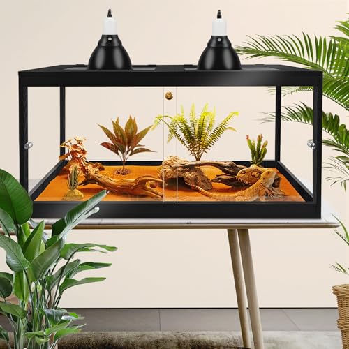 Retile Tank Bearded Dragon Tank (Black / 34 Gallons)