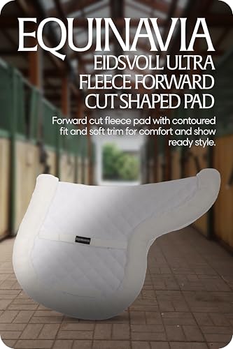 Eidsvoll Ultra Fleece Horse Saddle Pad (White / Small)