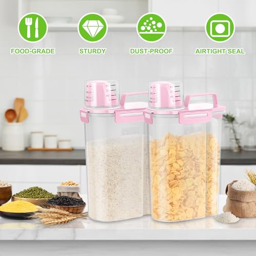 Rice Storage Container 5 Lbs (3Qt-Red)