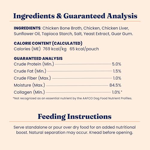 Bone Broth Cat Food Topper (12 Pack)