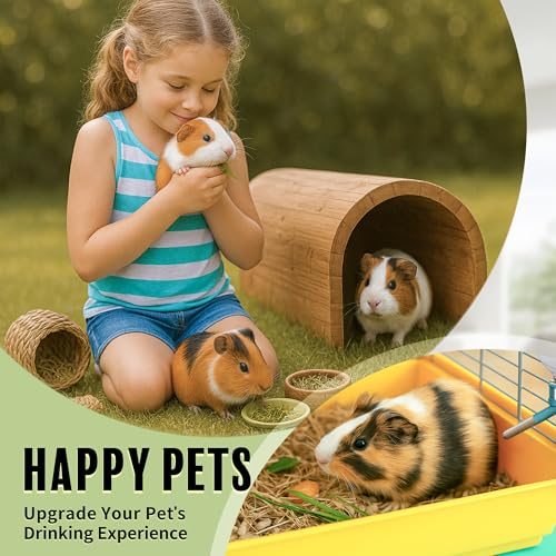 No Drip Small Animal Water Bottle (C128 Green / Guinea Pigs-Small Bunnies-Ferrets)
