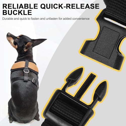 Small Dog Harness (XS (NECK: 10", CHEST: 10"-14") / Beige)