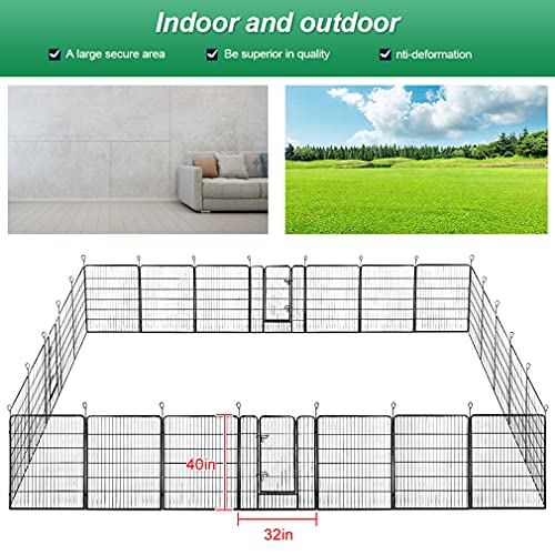 Dog Playpen 40" (24 panels)