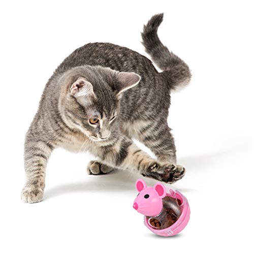 2Pcs Cat Treat Dispenser Toy