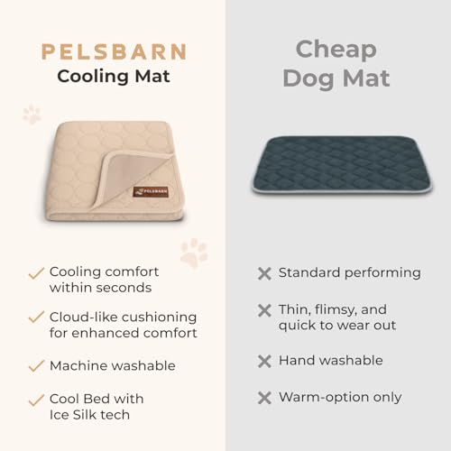 Dog Cooling Mat (Light Beige / X-Small)