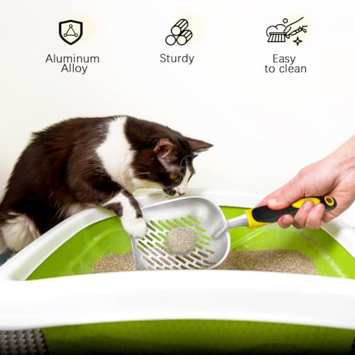 Cat Litter Scoop (L / Yellow)