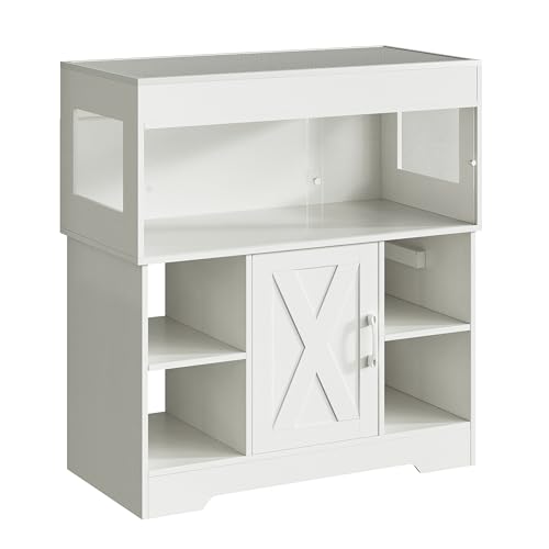 40 Gallon Reptile Terrarium Tank with Cabinet (40 Gallon / White)