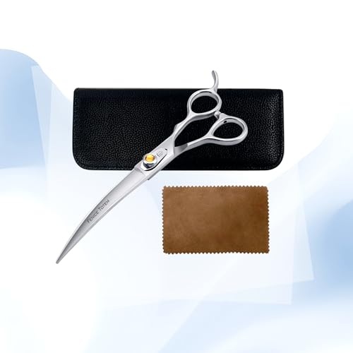 Fenice Professional Dog Grooming Scissors (Curved / 7.0 inch)