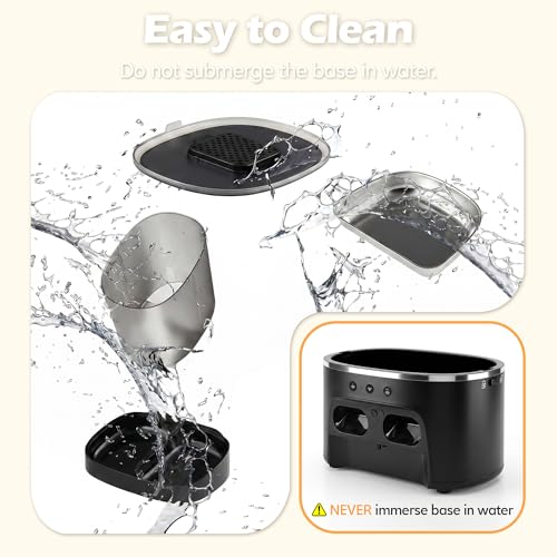 Automatic Cat Feeder with Camera (BLACK)