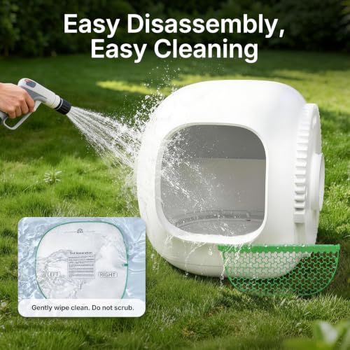 Purobot Max 3 Automatic Litter Box Large Opening Odor Control Safety