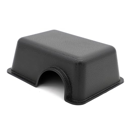 Reptile Hide Box Snake Hide Gecko Hide (Black / XS 2 Pcs)
