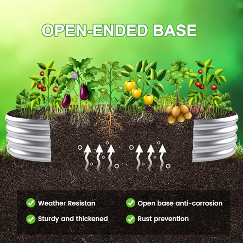 2pack 6×3×1ft Raised Garden Bed (6×3×1ft(2-Pack))