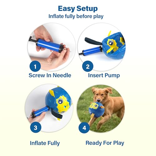 7.5" Jolly Soccer Ball for Dogs (Soccer Ball 7.5" (Ocean) / Mini 7.5")