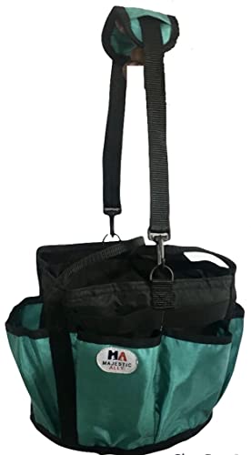 horse Grooming Organizer Tote Bag (Turquoise)