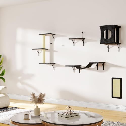 Cat Wall Shelves (Black)