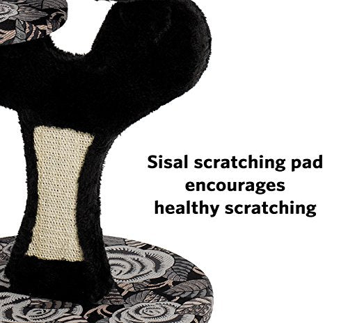 Cat Tree Salvador Feline Furniture (Salvador Cat Furniture, Black Pattern)