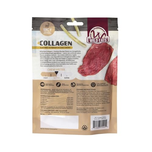 Venison Collagen Sticks for Dogs 15 Pack (5.3 Ounce (Pack of 15))