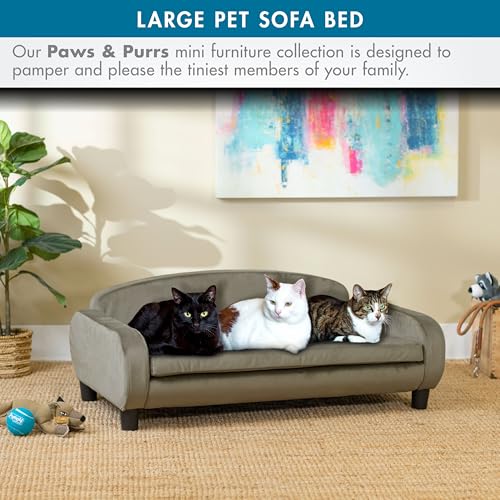 Multi Cat Sofa Bed (Pet Sofa Large / Ash)
