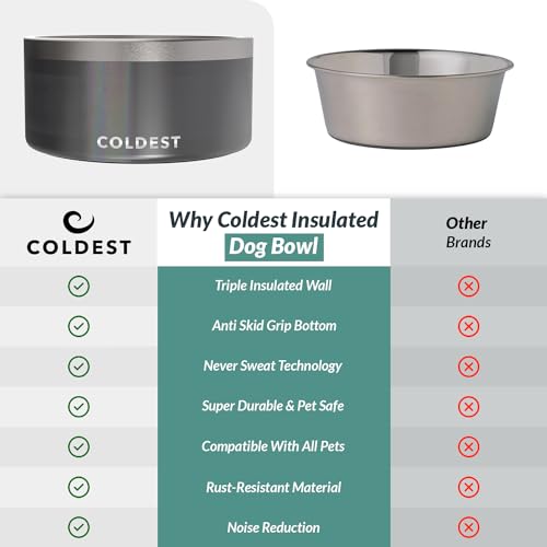 Coldest Dog Bowl (200 oz / Stardust Glitter)