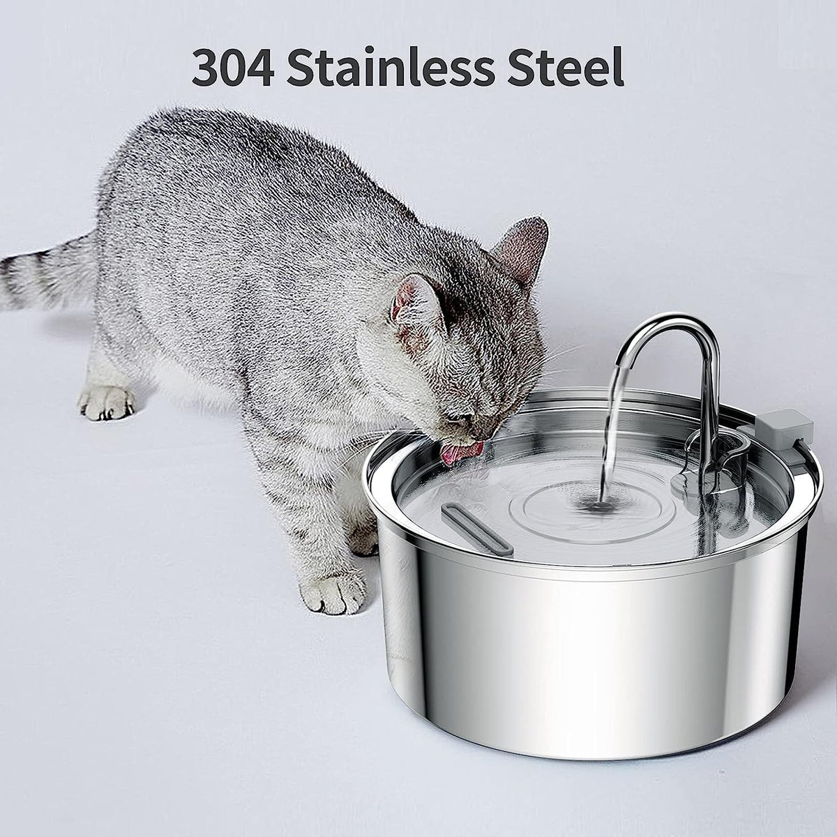 Cat Water Fountain Stainless Steel
