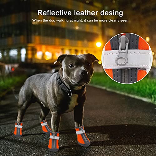 Dog Shoes for Small Dogs (#3 (width 1.49 inch) for 10-15 lbs)