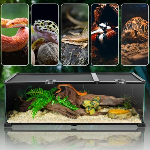 REPTIZOO Reptile Terrarium Tank 30" x 12" x 10"