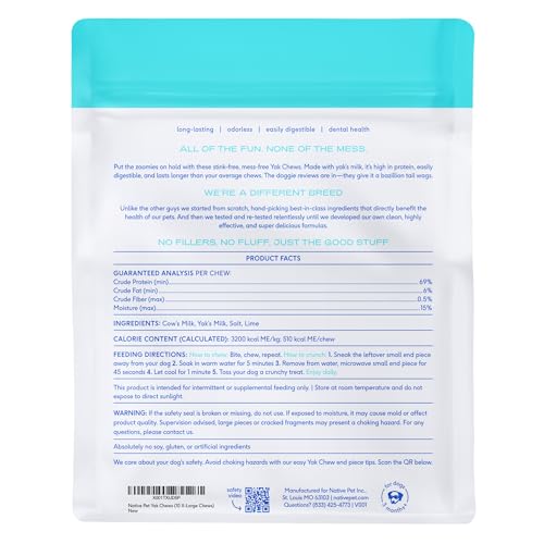 Yak Cheese Himalayan Dog Chews XLarge (10 Chews)