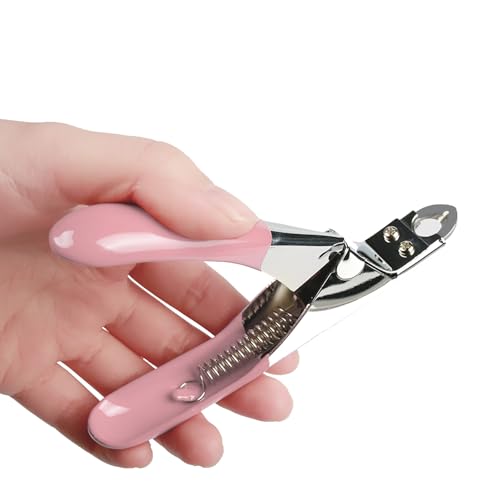 Dog Cat Pets Nail Clippers (Pink)