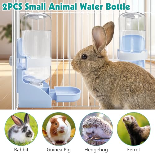 Rabbit Water Bottle (2PCS Water Dispenser, Blue)