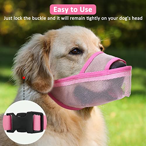 Dog Muzzle Anti Eating for Small Medium Large Dogs (M)