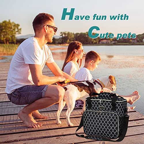 Dog Travel Bag (DLblack / Medium)