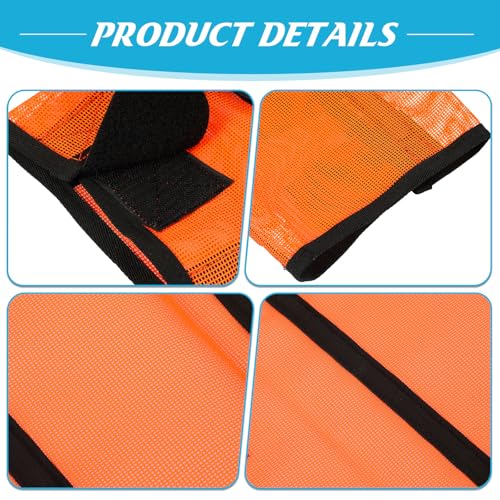 12 Fly Boots for Horse Set of 12 Loose Breathable Mesh Horse Fly Sheets Protective Horse Leg Wraps Leggings for Preventing Flies and Mosquitoes Bites (Pink, Blue, Orange)