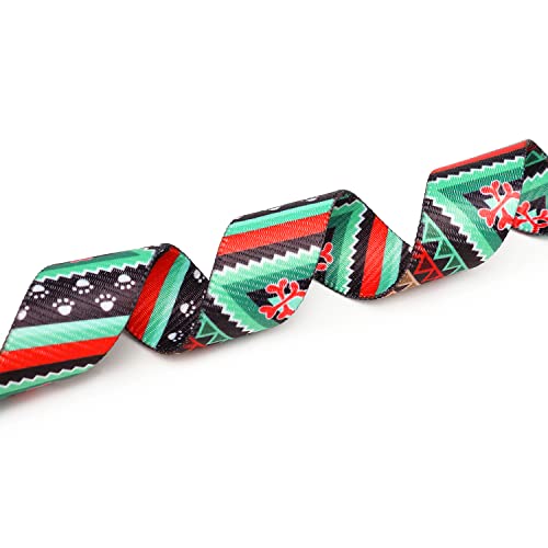 Adjustable Dog Collar (Small / Ethnic Green)