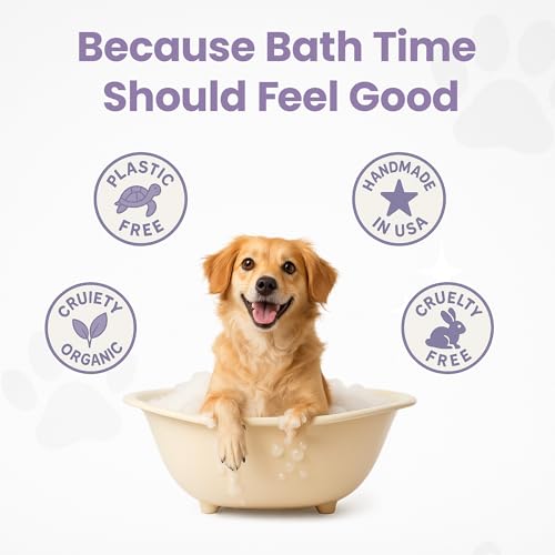 Gentle All Natural Dog Shampoo for Dry Coat for Sensitive Skin