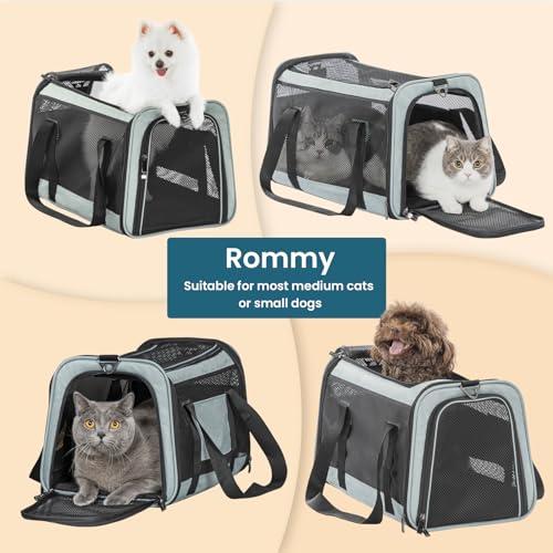 Soft Sided Cat Carrier (18.0"L x 11.0"W x 11.0"H / Z-Cyan blue)