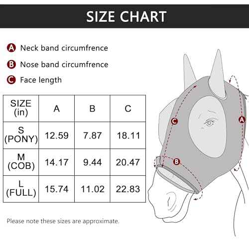 Stretchy Horse Fly Mask with Ears (Green / Pony)