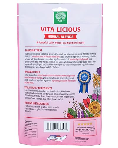 Vita Licious Herbal Treat for Rabbits (4.4 Ounce (Pack of 1))