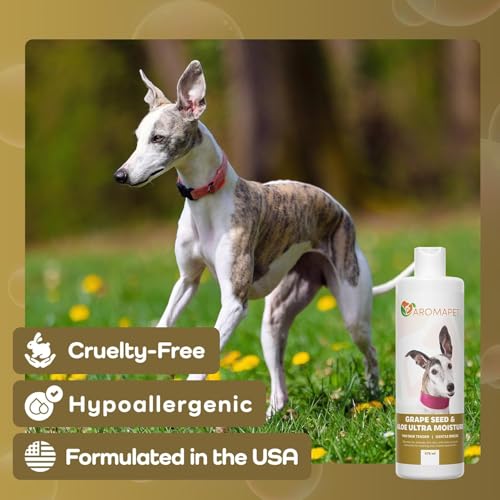 Grape Seed & Aloe Ultra Moisture for Thin Skin Dog Shampoo (Greyhound / 16 Fluid Ounces)